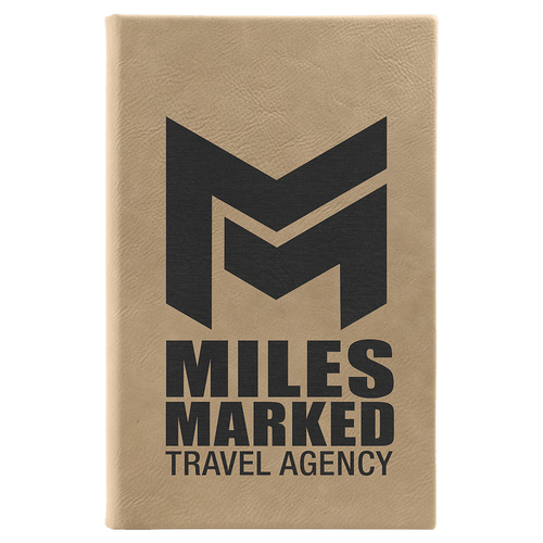 Leatherette Journal with Lined Notepad 5 1/4" x 8 1/4" - Etchified-etchified-GFT651
