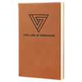 Leatherette Journal with Lined Notepad 5 1/4" x 8 1/4" - Etchified-etchified-GFT654