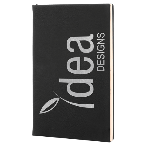 Leatherette Journal with Lined Notepad 5 1/4" x 8 1/4" - Etchified-etchified-GFT659
