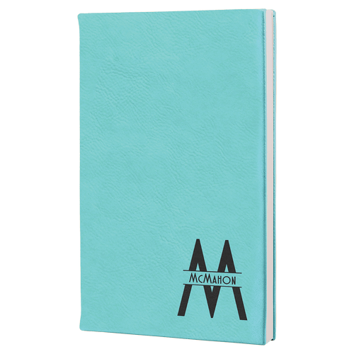 Leatherette Journal with Lined Notepad 5 1/4" x 8 1/4" - Etchified-etchified-GFT809