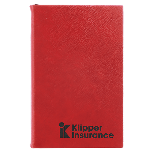 Leatherette Journal with Lined Notepad 5 1/4" x 8 1/4" - Etchified-etchified-GFT909