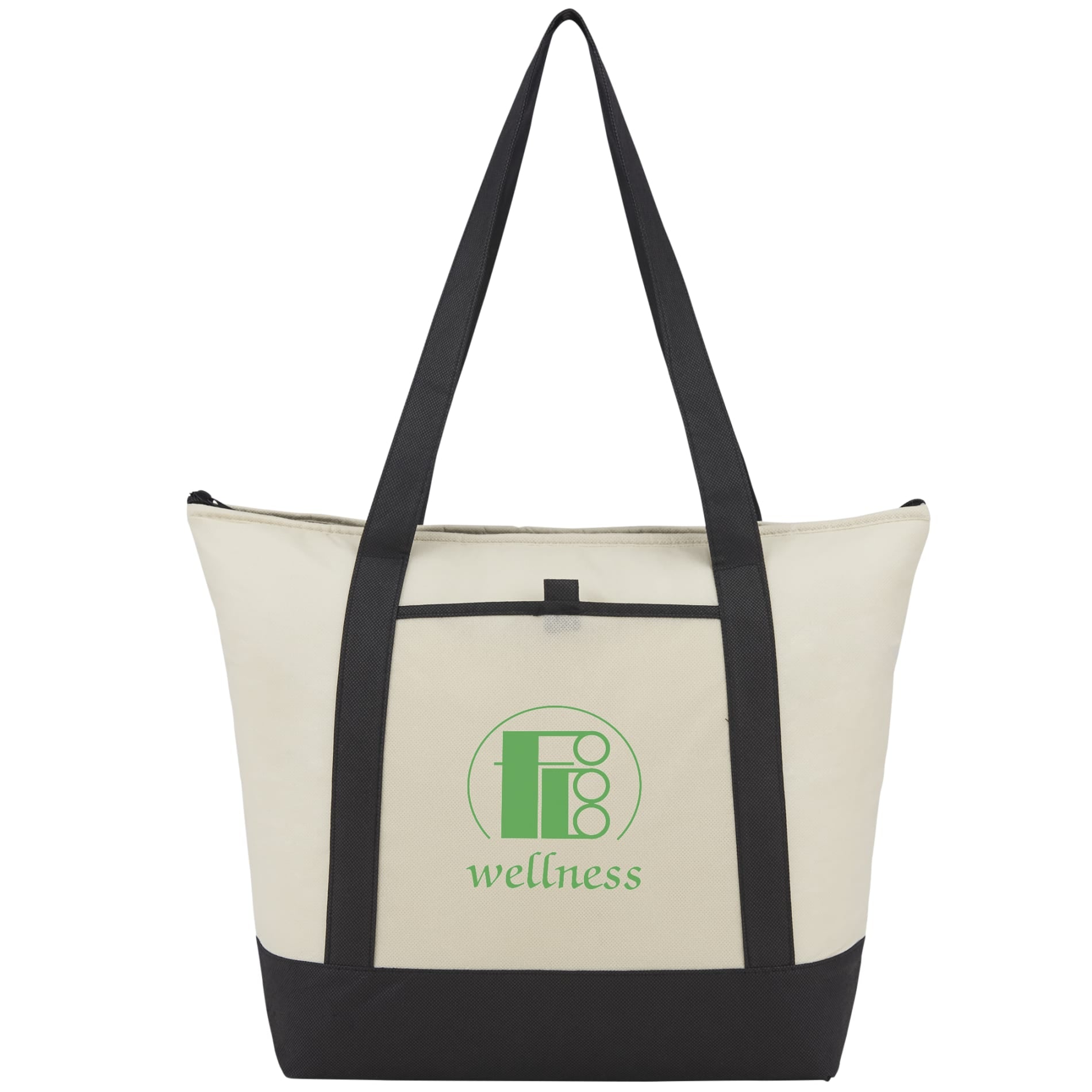 Lighthouse 24 - Can Non - Woven Tote Cooler - Etchified - Etchified - SM-7314BK