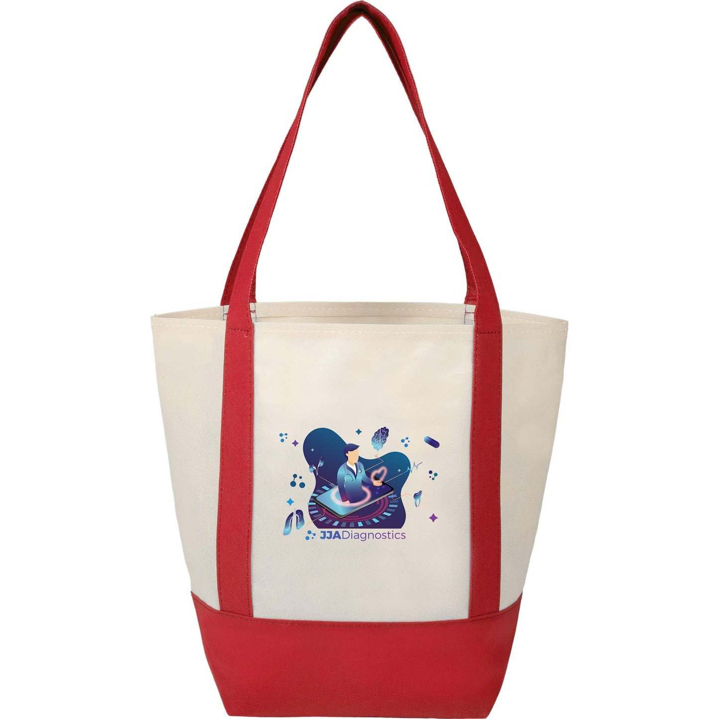 Lighthouse Mini Non - Woven Tote - Etchified - Etchified - SM-5231RD