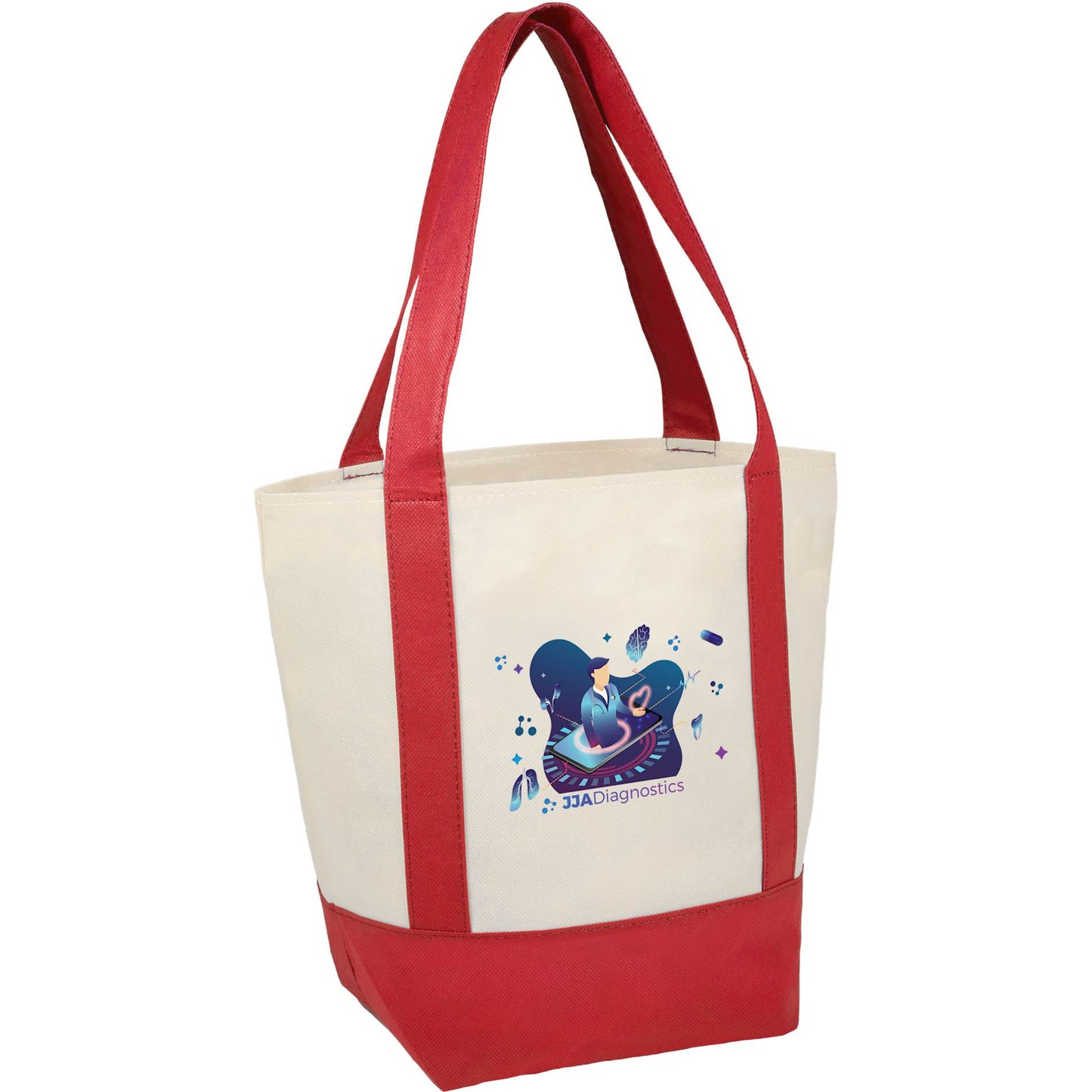 Lighthouse Mini Non - Woven Tote - Etchified - Etchified - SM-5231RD