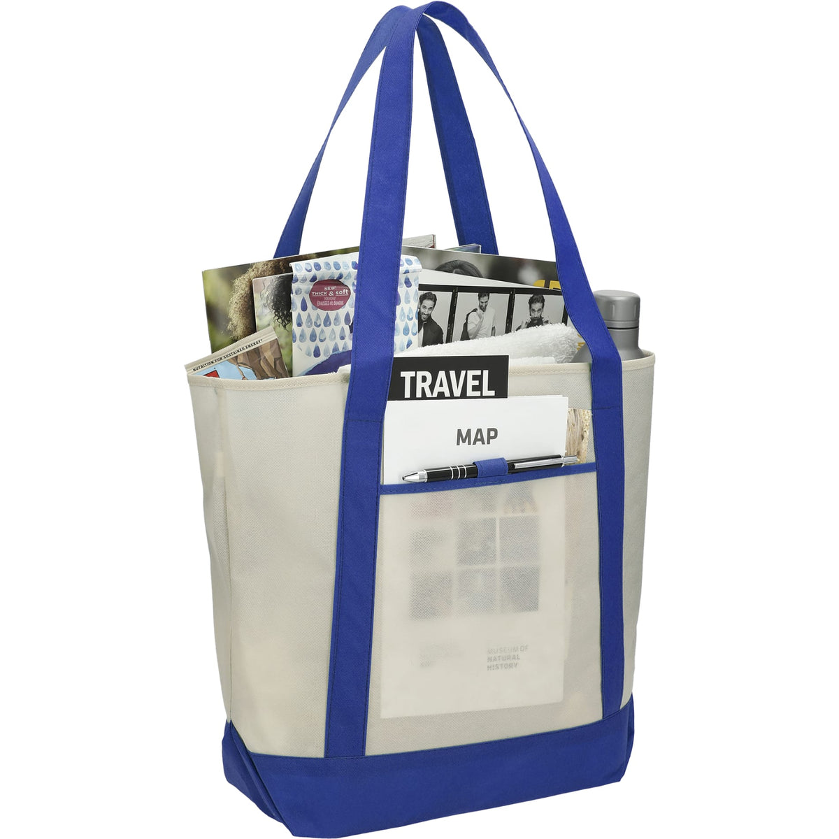 Lighthouse Non - Woven Tote - Etchified - Etchified - SM-7333RBL
