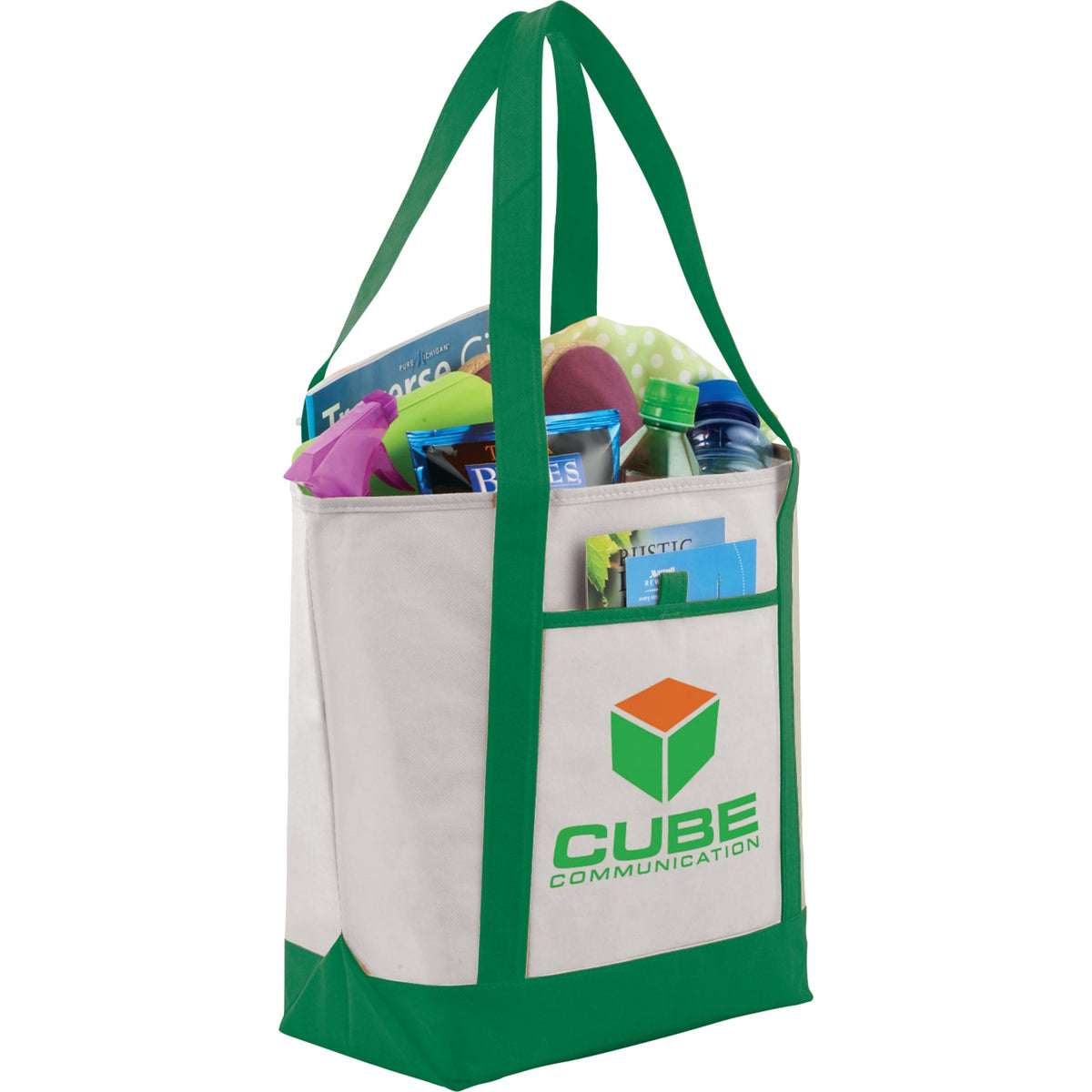 Lighthouse Non - Woven Tote - Etchified - Etchified - SM-7333RBL