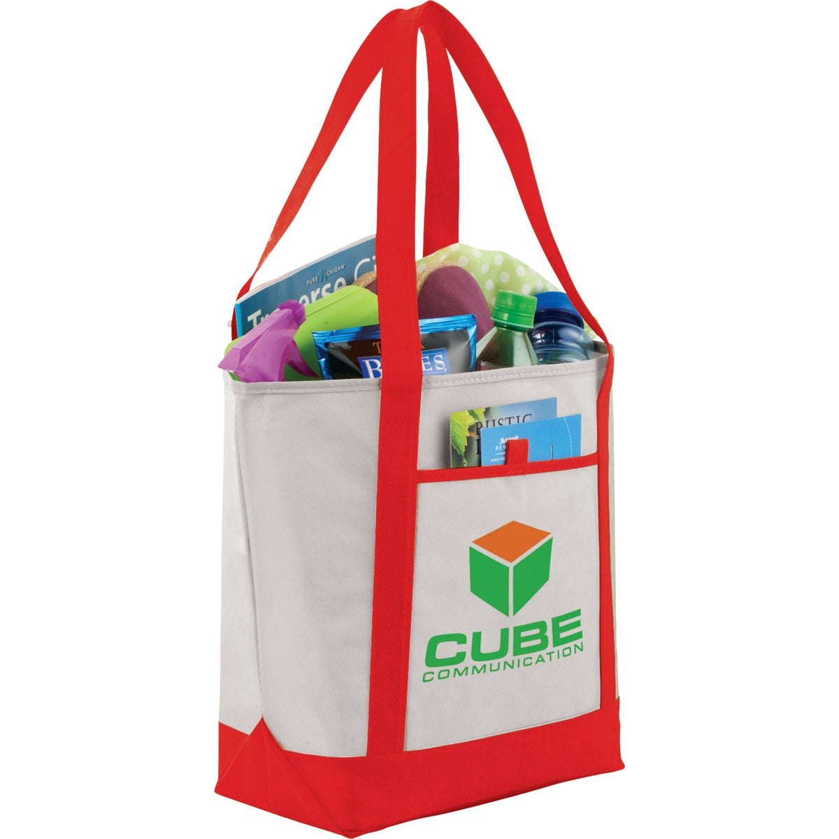 Lighthouse Non - Woven Tote - Etchified - Etchified - SM-7333RBL