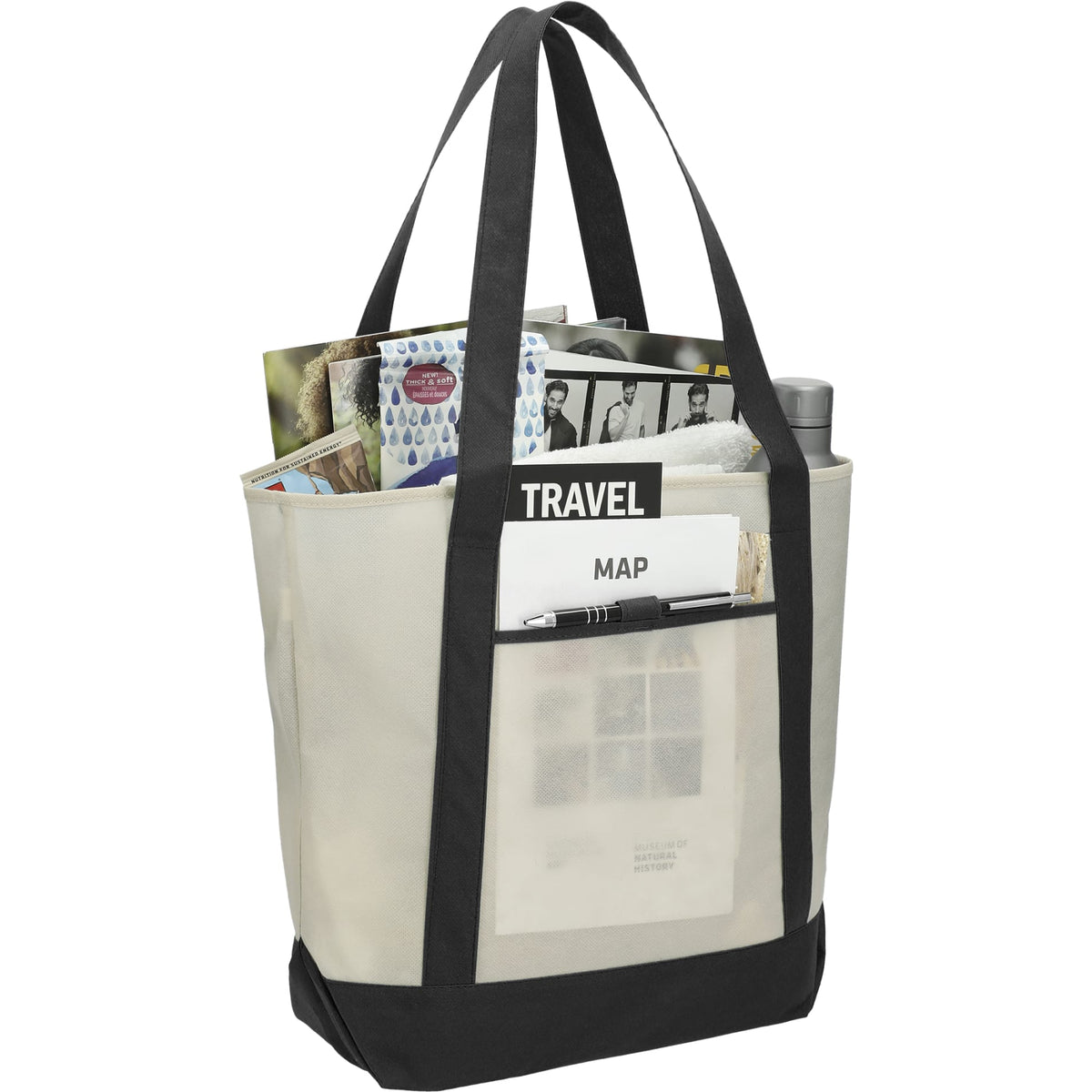 Lighthouse Non - Woven Tote - Etchified - Etchified - SM-7333RBL