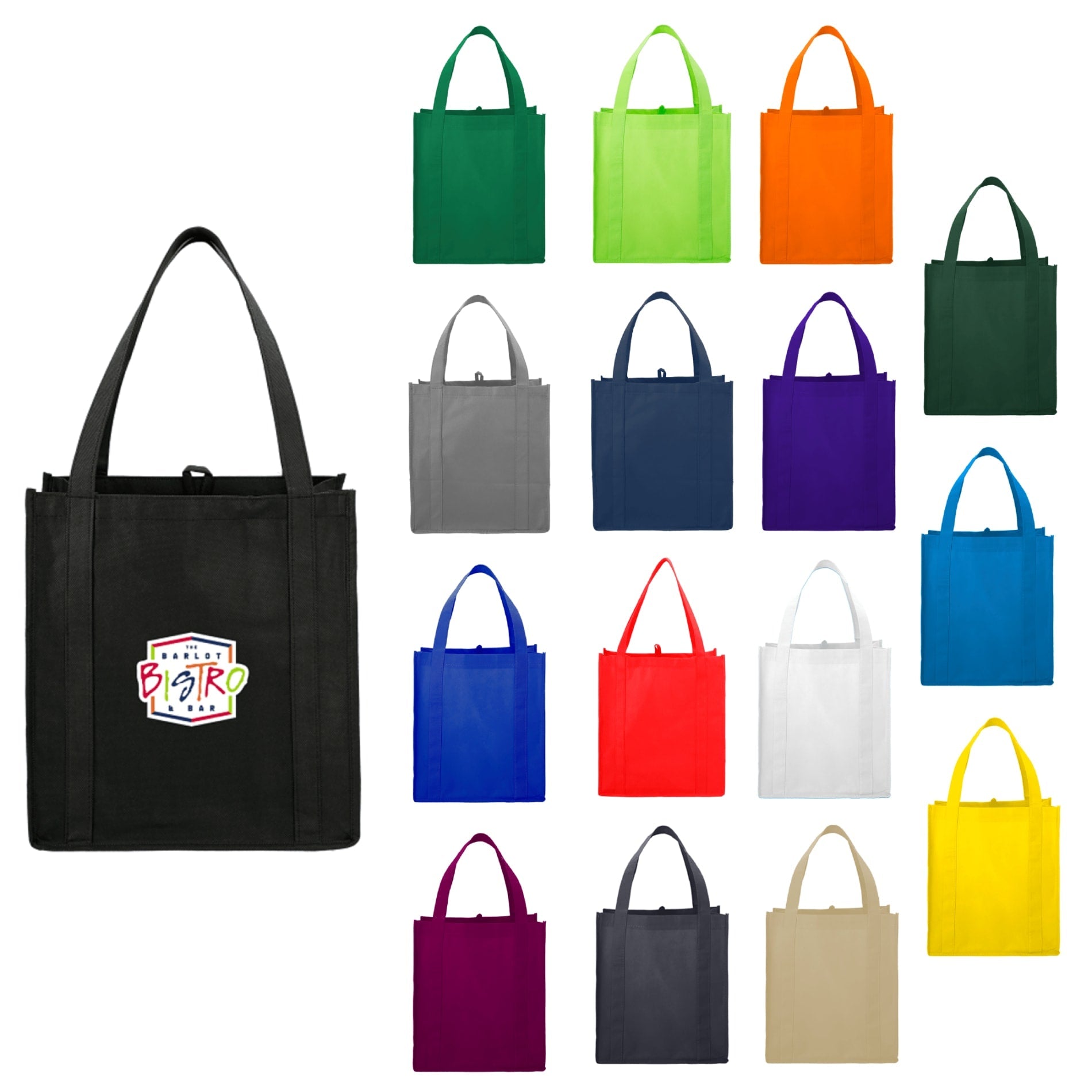 Little Juno Non - Woven Grocery Tote - Etchified - Etchified - SM-7412GR