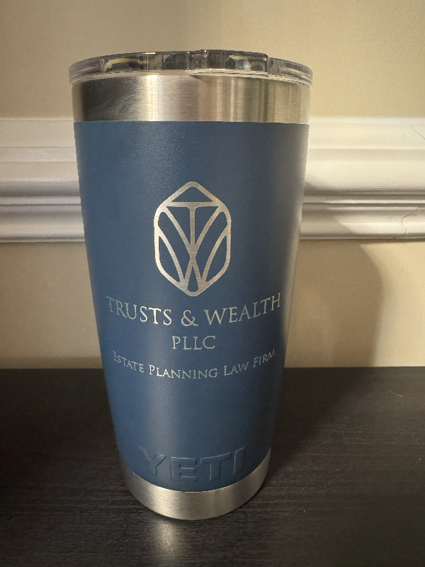 Customer review photo from Claire K.: Personalized YETI® Rambler® 20 oz Tumbler