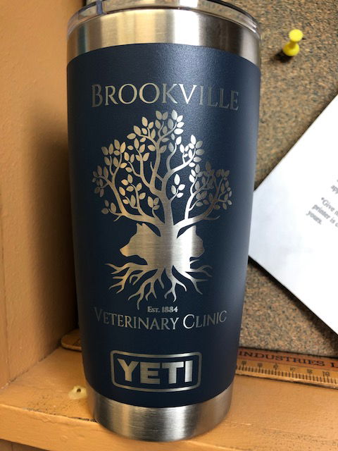 Customer review photo from Jenn W.: Personalized YETI® Rambler® 20 oz Tumbler