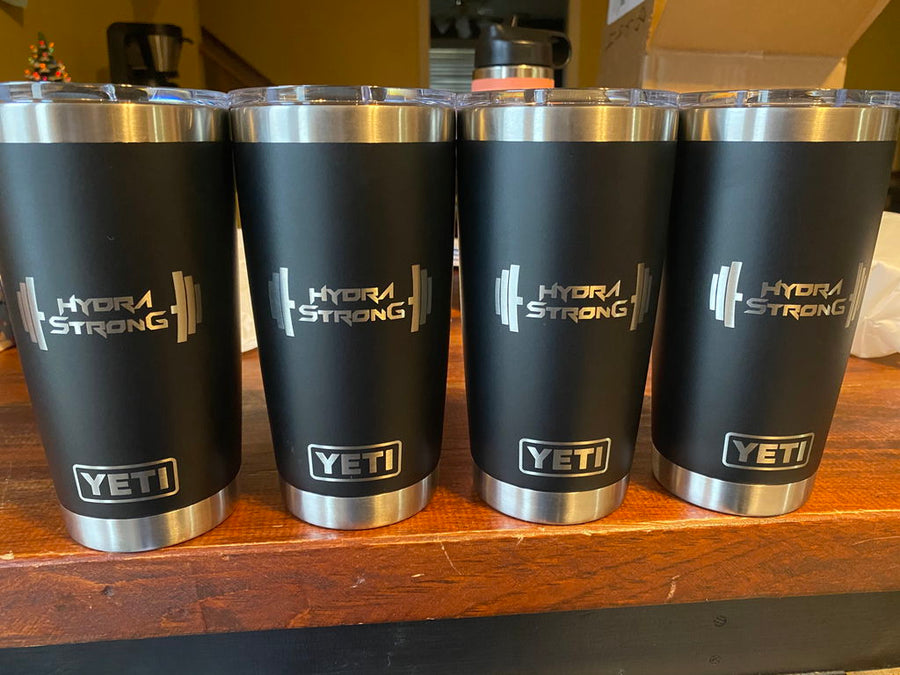 Customer review photo from Kelsey R.: Personalized YETI® Rambler® 20 oz Tumbler
