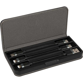 mophie Cable Travel Kit - Etchified - mophie - 7124-28BK