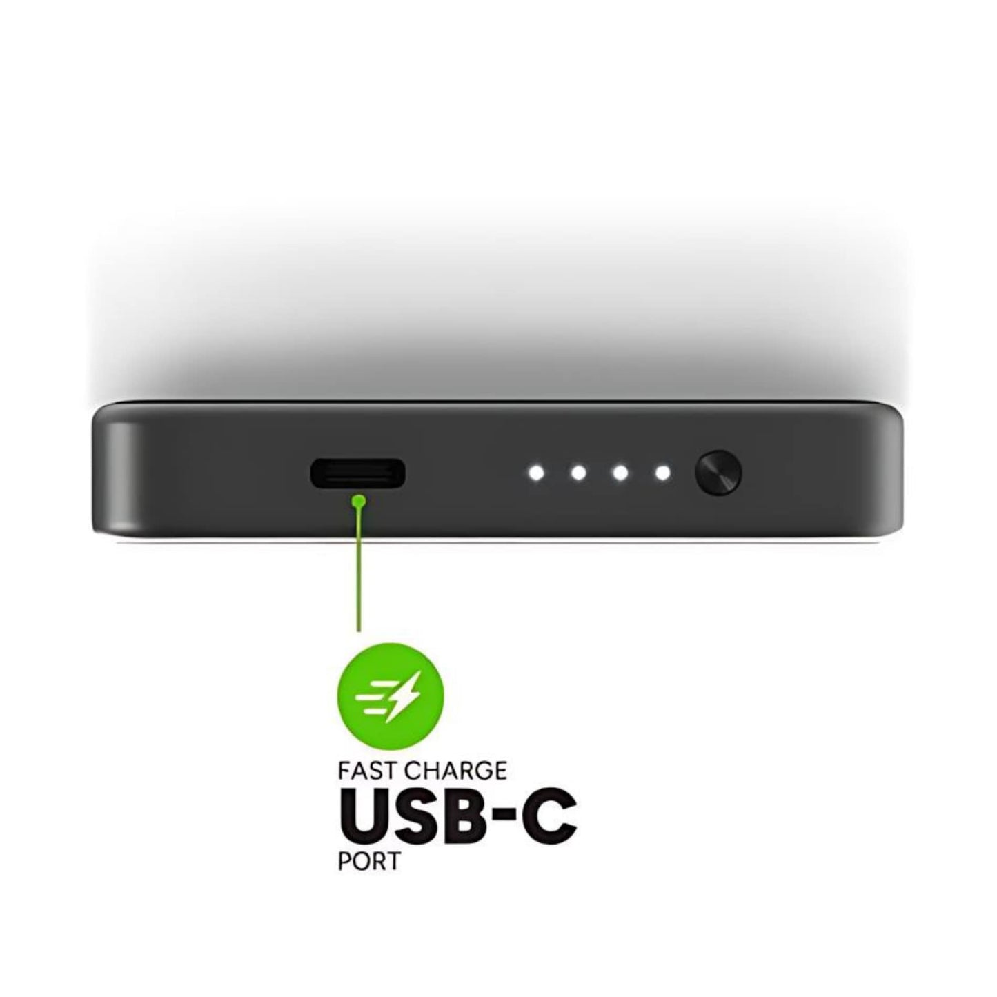 mophie® Powerstation® Mini with Integrated Cable - Etchified - Etchified - 7124-30BK