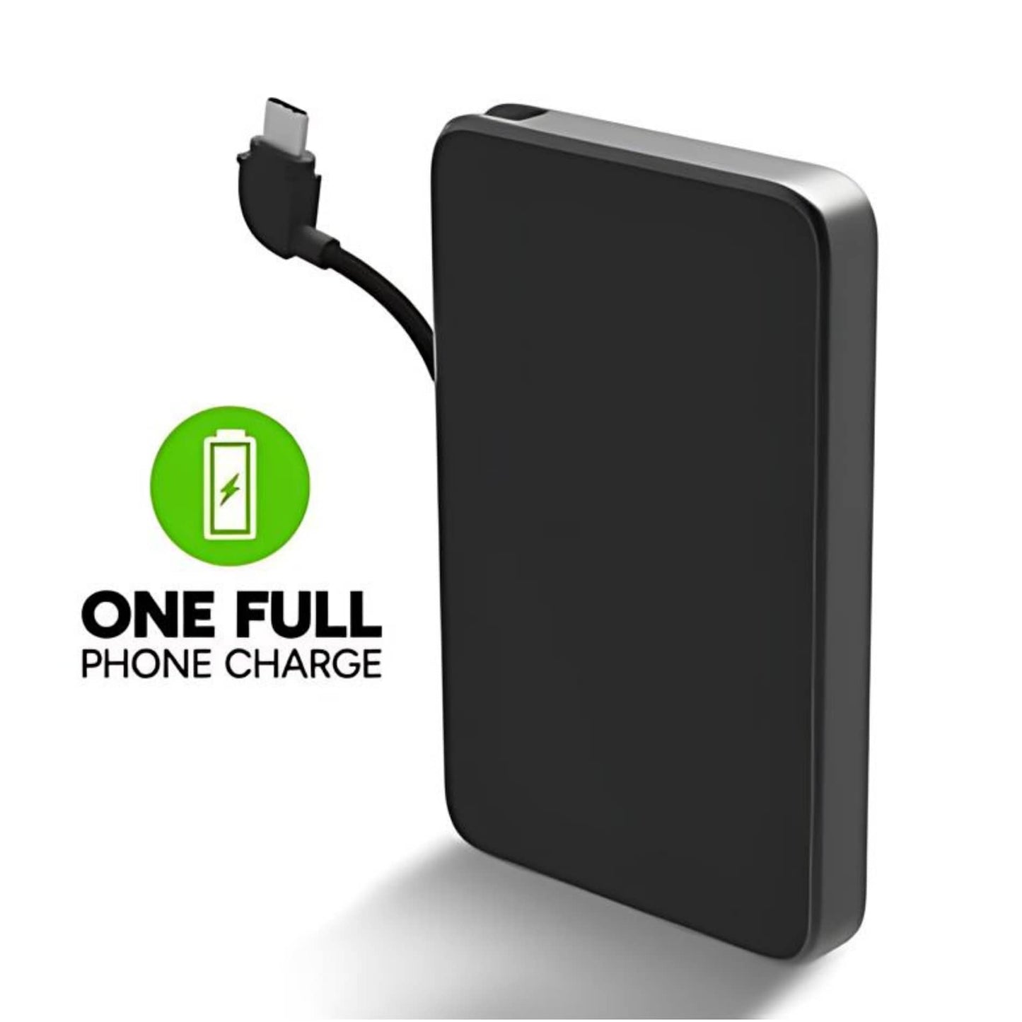 mophie® Powerstation® Mini with Integrated Cable - Etchified - Etchified - 7124-30BK