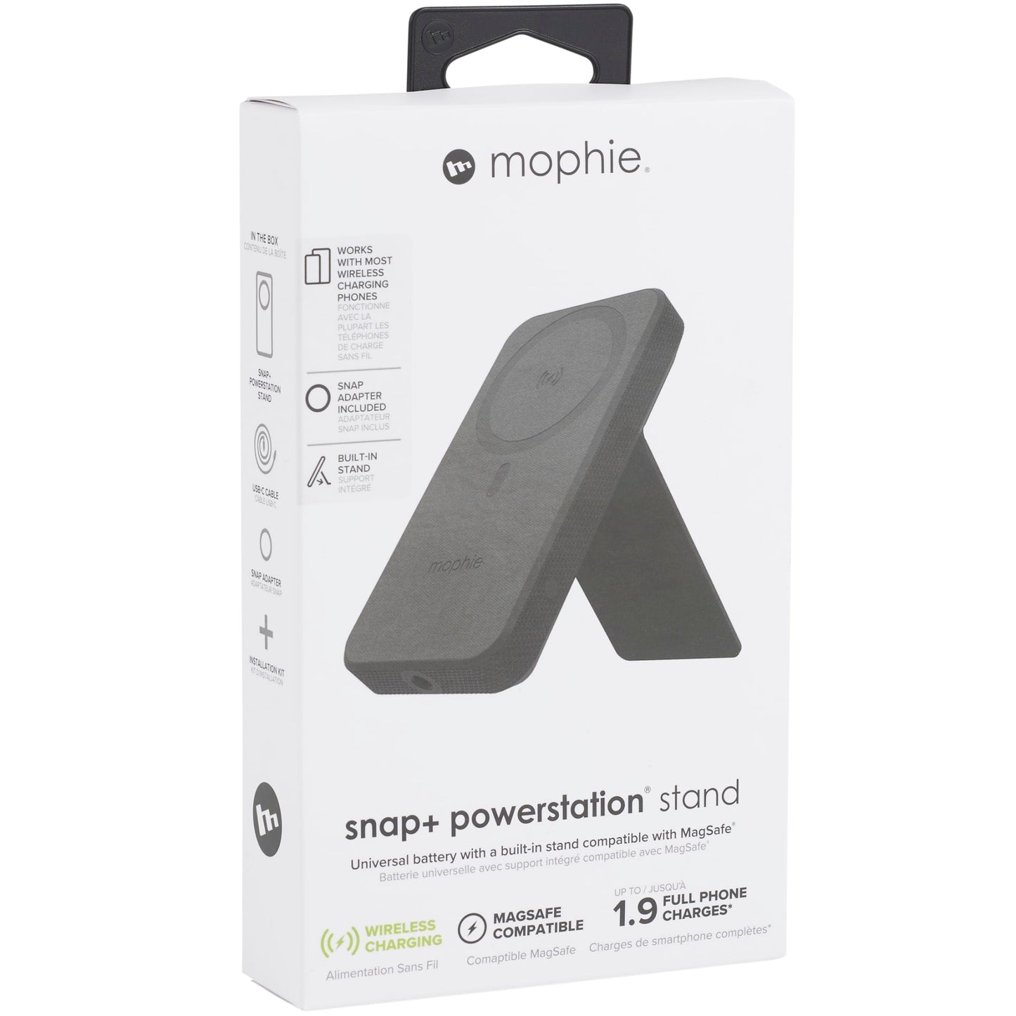 mophie® Snap + 10000 mAh Powerstation Stand - Etchified - Etchified - 7124-24BK