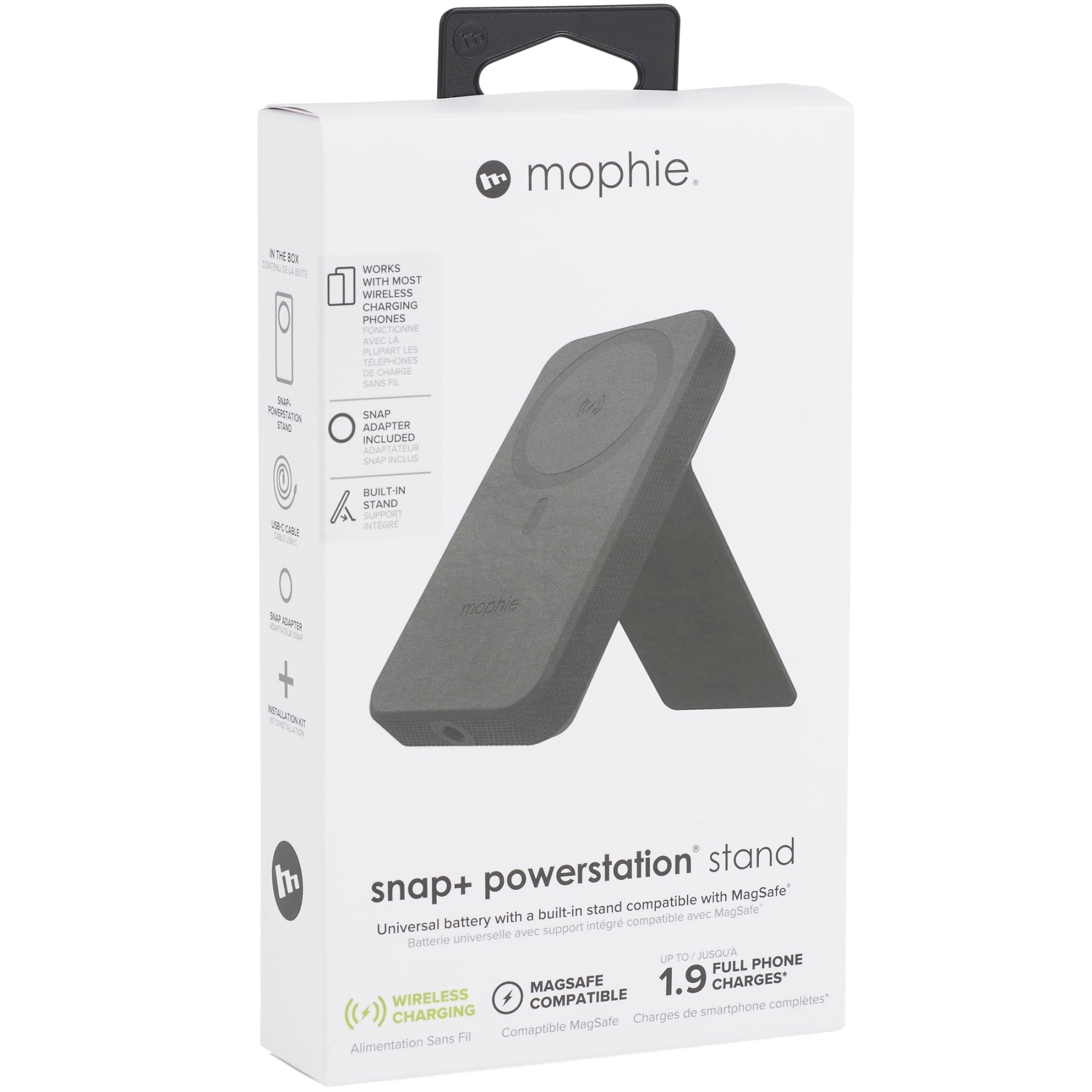 mophie® Snap + 10000 mAh Powerstation Stand - Etchified - Etchified - 7124-24BK