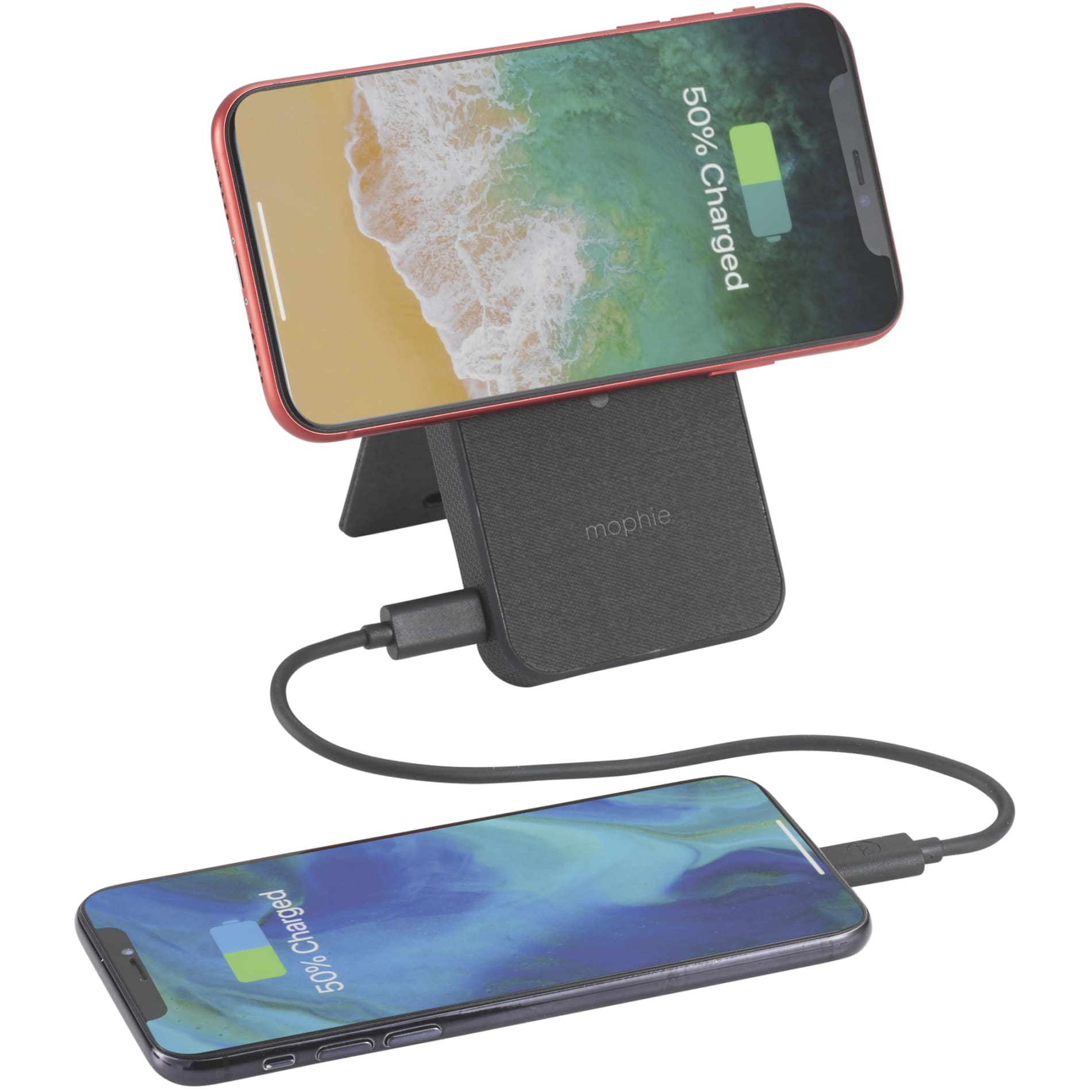 mophie® Snap + 10000 mAh Powerstation Stand - Etchified - Etchified - 7124-24BK