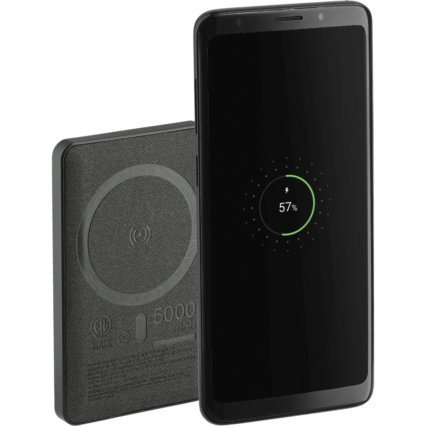 mophie® Snap+ Mini 5000 mAh Wireless Power Bank - Etchified - Etchified - 7124-11BK