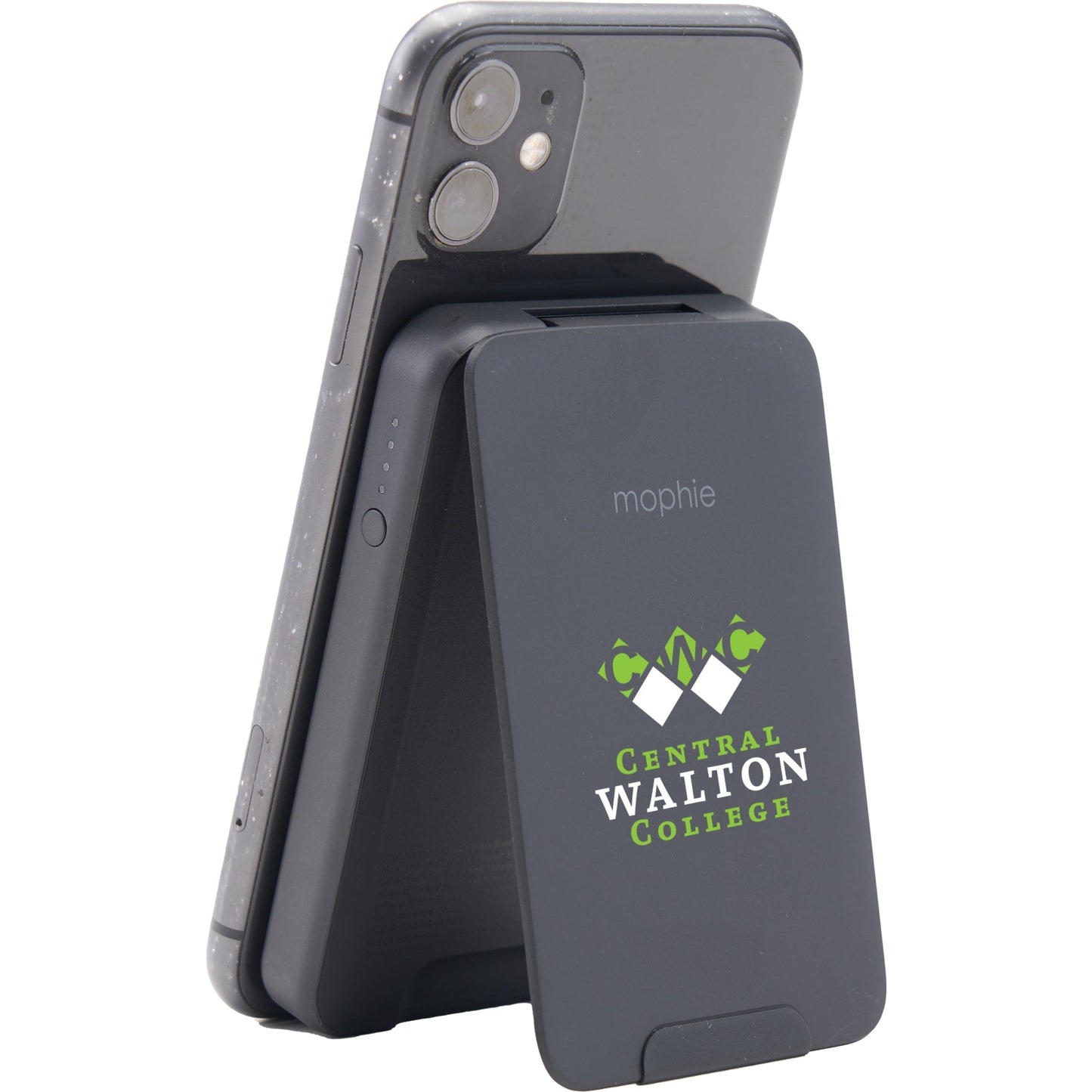 mophie® Snap+5000 mAh Wireless Power Bank w/ Stand - Etchified - Etchified - 7124-26BK