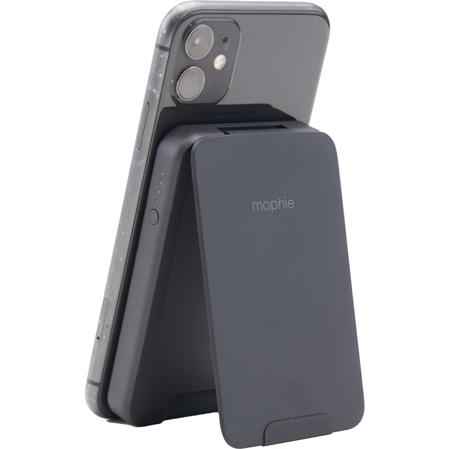 mophie® Snap+5000 mAh Wireless Power Bank w/ Stand - Etchified - Etchified - 7124-26BK