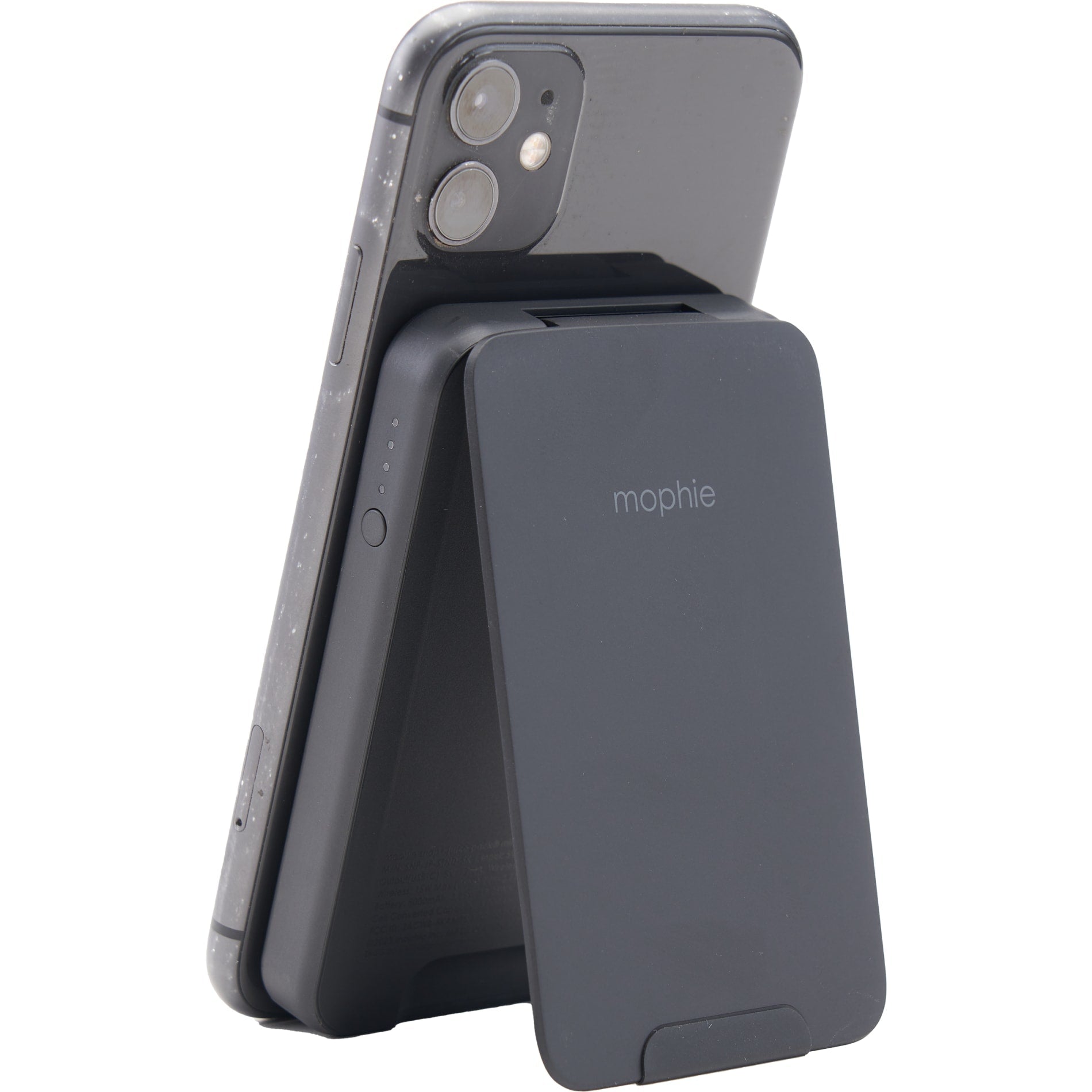 mophie® Snap+5000 mAh Wireless Power Bank w/ Stand - Etchified - Etchified - 7124-26BK