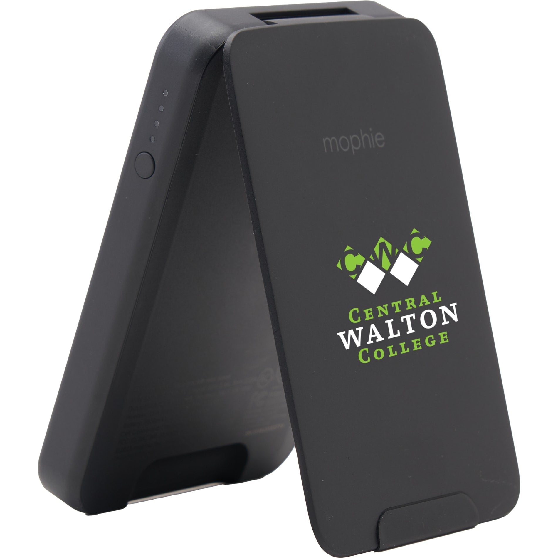 mophie® Snap+5000 mAh Wireless Power Bank w/ Stand - Etchified - Etchified - 7124-26BK