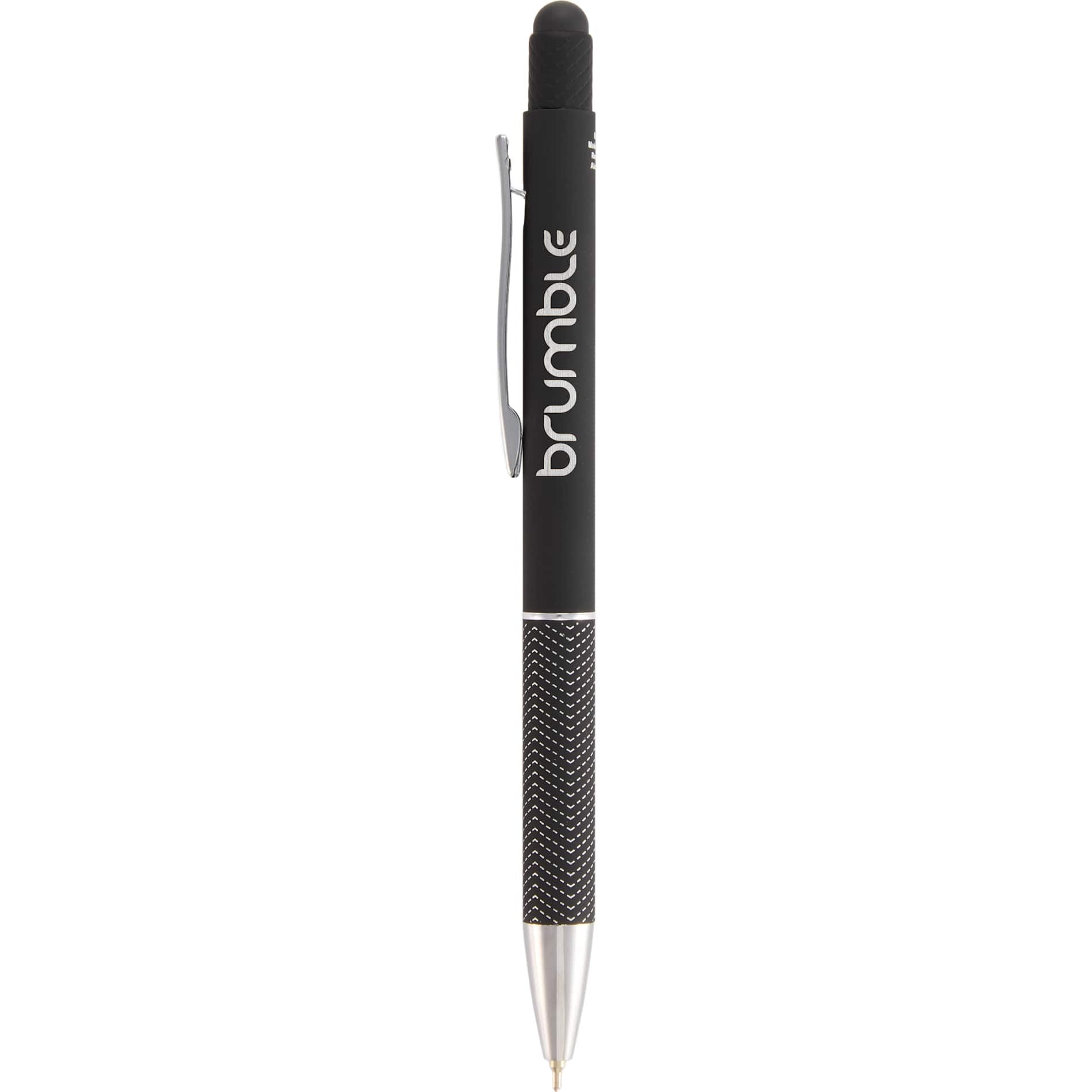 Nadine Recycled Soft Touch Gel Stylus - Etchified - Etchified - 1066-70BK
