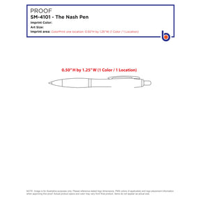 Nash Ballpoint Pen - Etchified - Etchified - SM-4101OR
