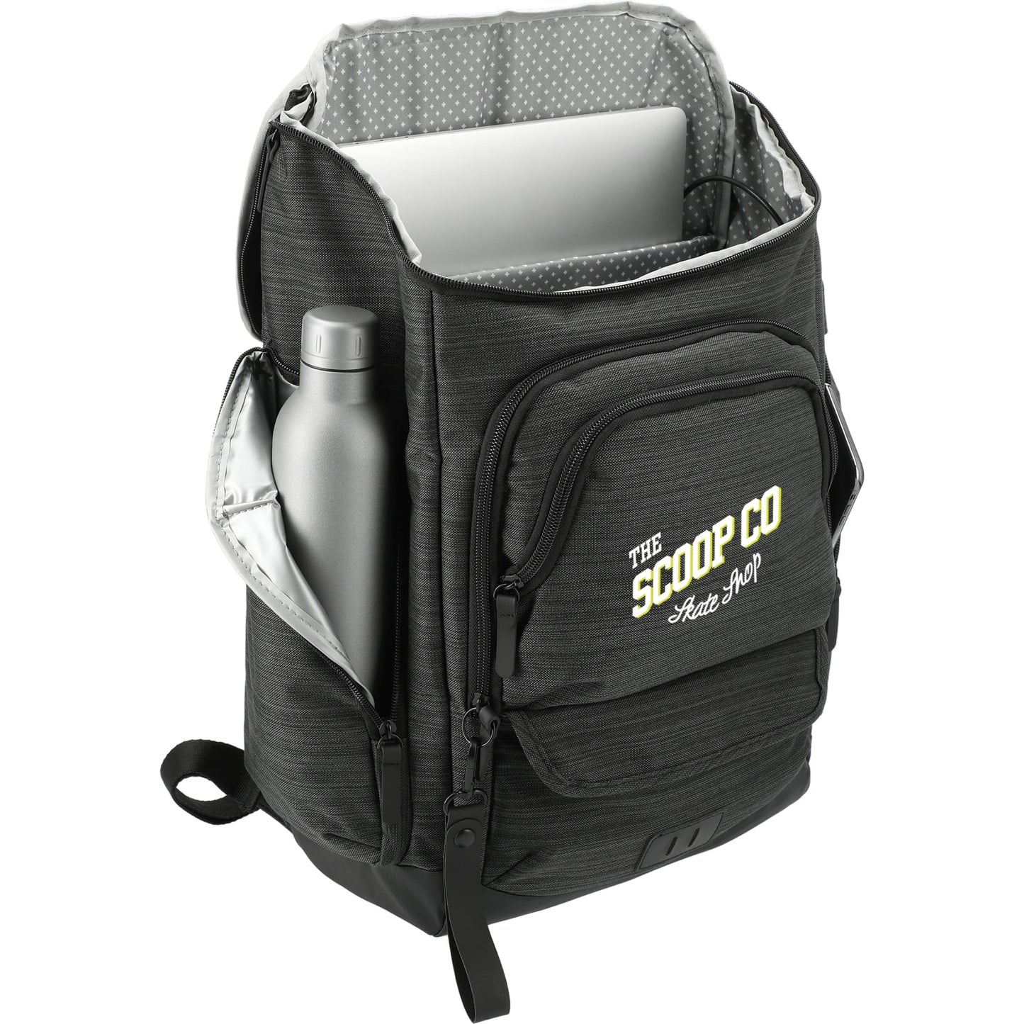 NBN Whitby 15" Computer Backpack w/ USB Port - Etchified - Etchified - 3950-02CA