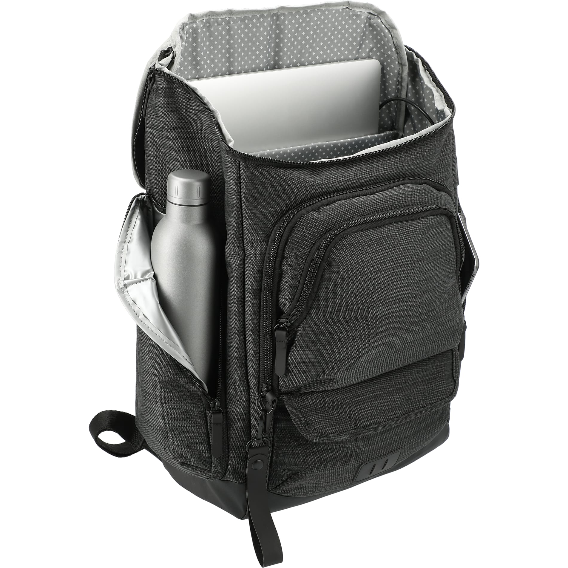 NBN Whitby 15" Computer Backpack w/ USB Port - Etchified - Etchified - 3950-02CA