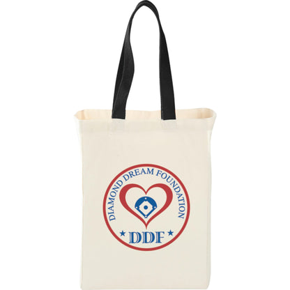 Nebraska 5oz Cotton Canvas Grocery Tote - Etchified - GearOne - SM-7236BK