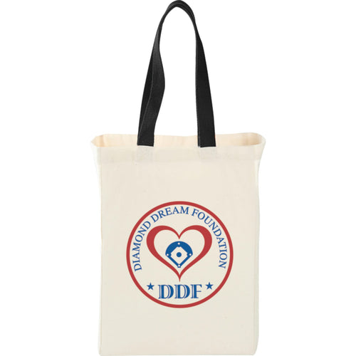 Nebraska 5oz Cotton Canvas Grocery Tote - Etchified - GearOne - SM-7236BK