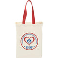 Nebraska 5oz Cotton Canvas Grocery Tote - Etchified - GearOne - SM-7236RD