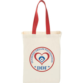 Nebraska 5oz Cotton Canvas Grocery Tote - Etchified - GearOne - SM-7236RD