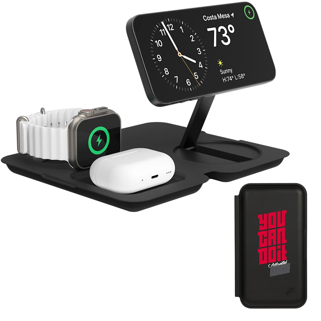 Nimble Fold 3 - in - 1 Wireless Charger - Etchified - Nimble - 7125-07BK