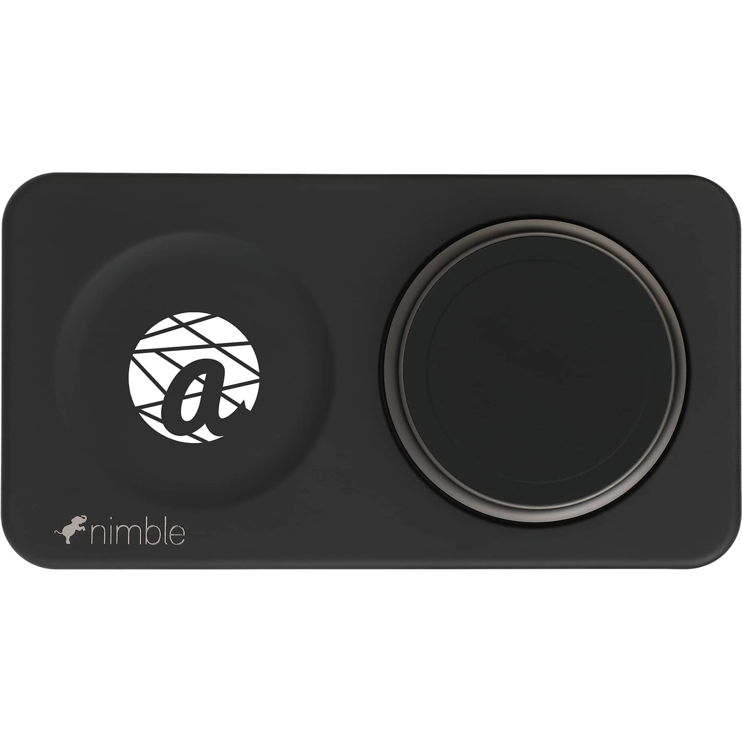 Nimble Podium 2 - in - 1 Wireless Charging Stand - Etchified - Etchified - 7125-10BK