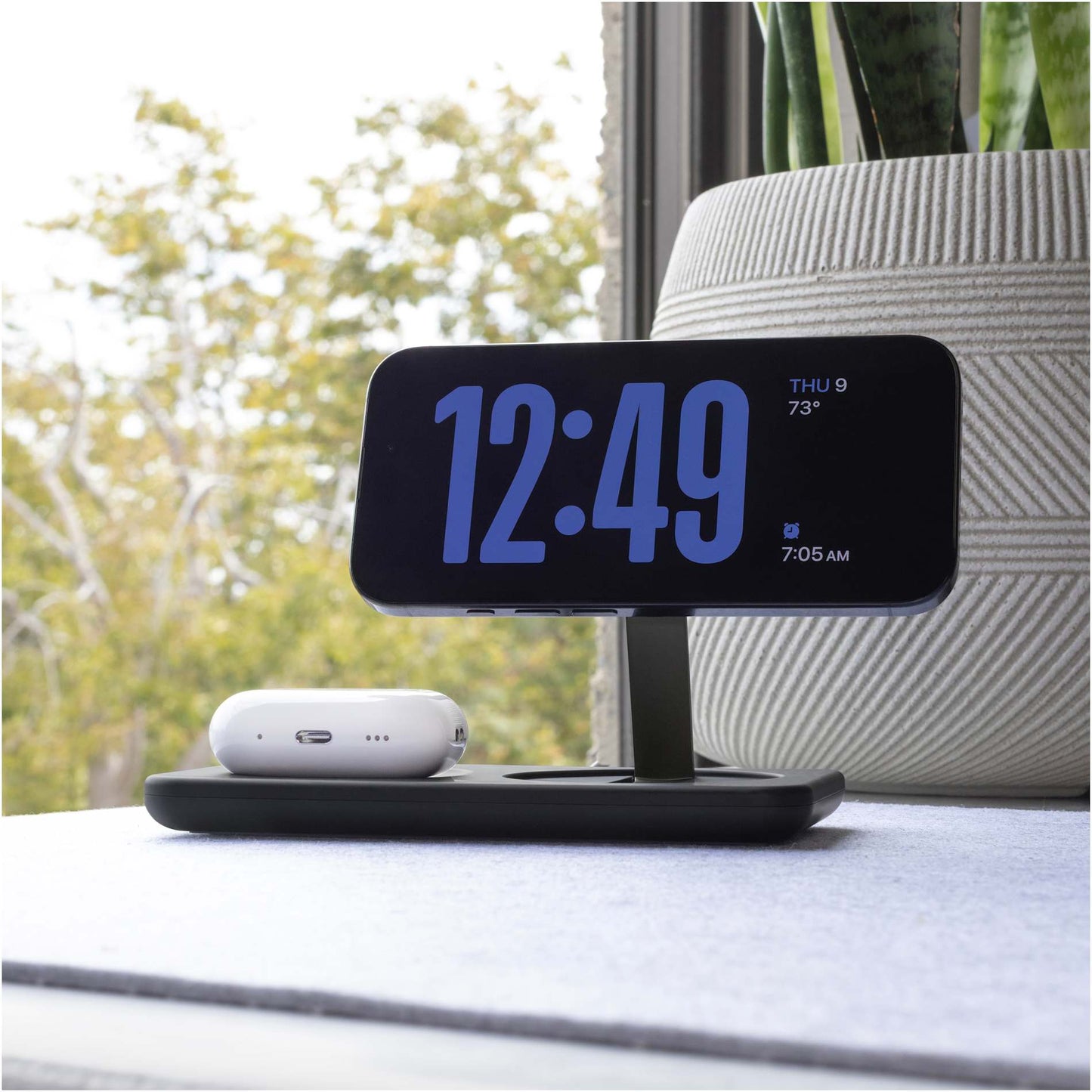 Nimble Podium 2 - in - 1 Wireless Charging Stand - Etchified - Etchified - 7125-10BK