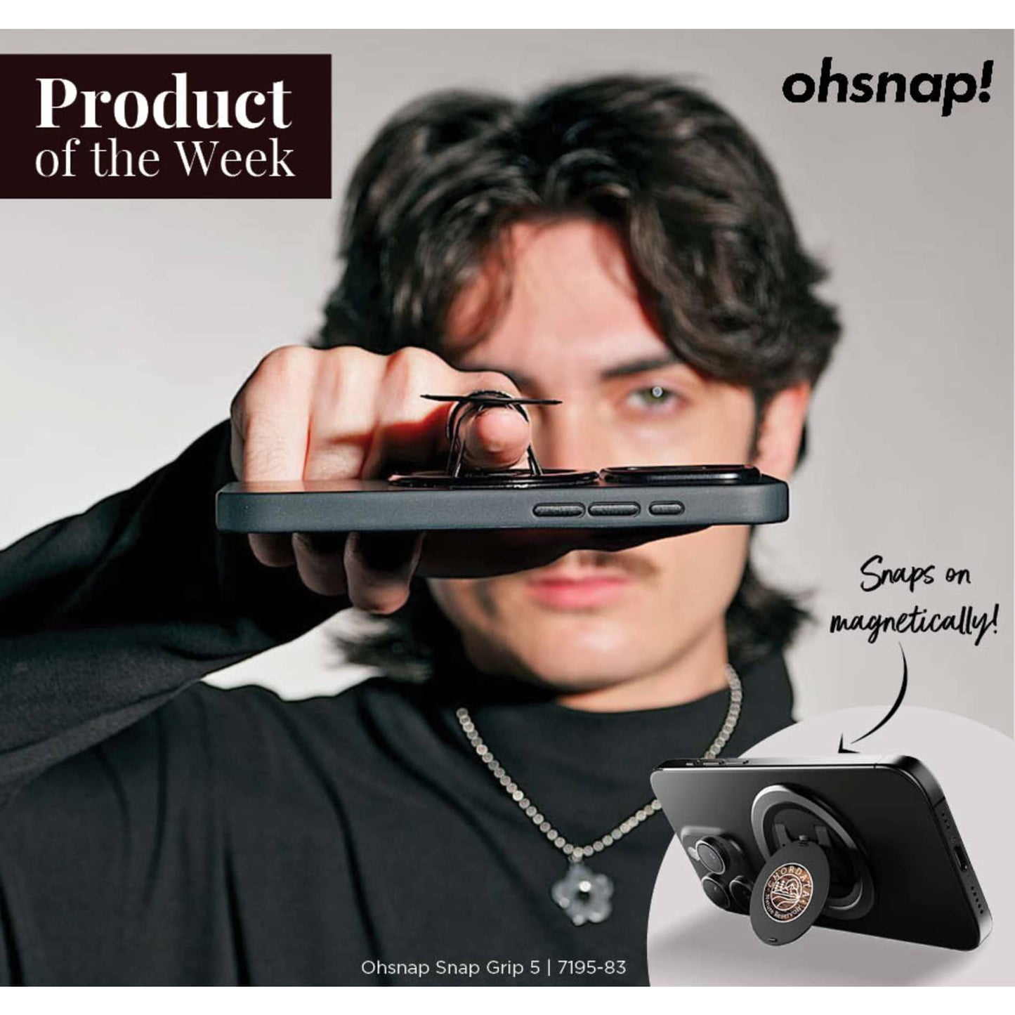 Ohsnap Snap Grip 5 - Etchified - Etchified - 7195-83BK