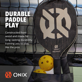 Onix Recruit Beginner Pickleball Set - Etchified - ONIX - 1801-04BK