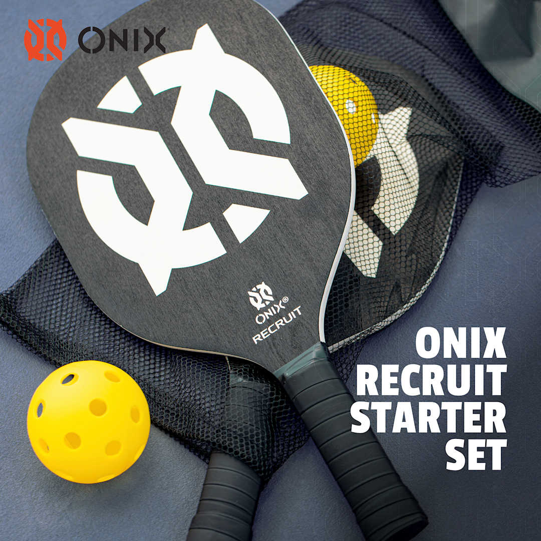Onix Recruit Beginner Pickleball Set - Etchified - ONIX - 1801-04BK