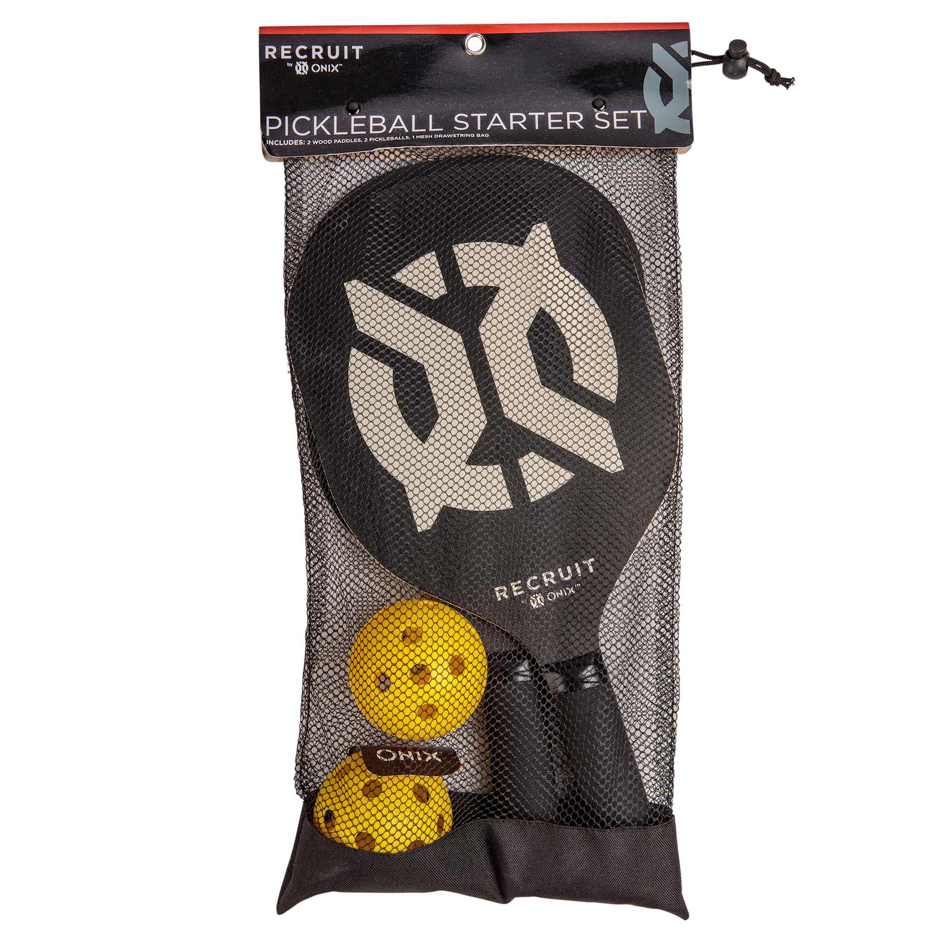 Onix Recruit Beginner Pickleball Set - Etchified - ONIX - 1801-04BK