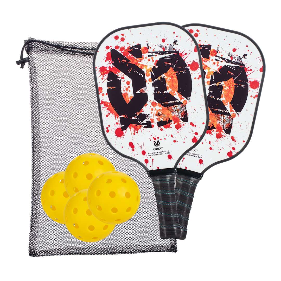 Onix Recruit Composite Pickleball Set - Etchified - ONIX - 1801-03WH
