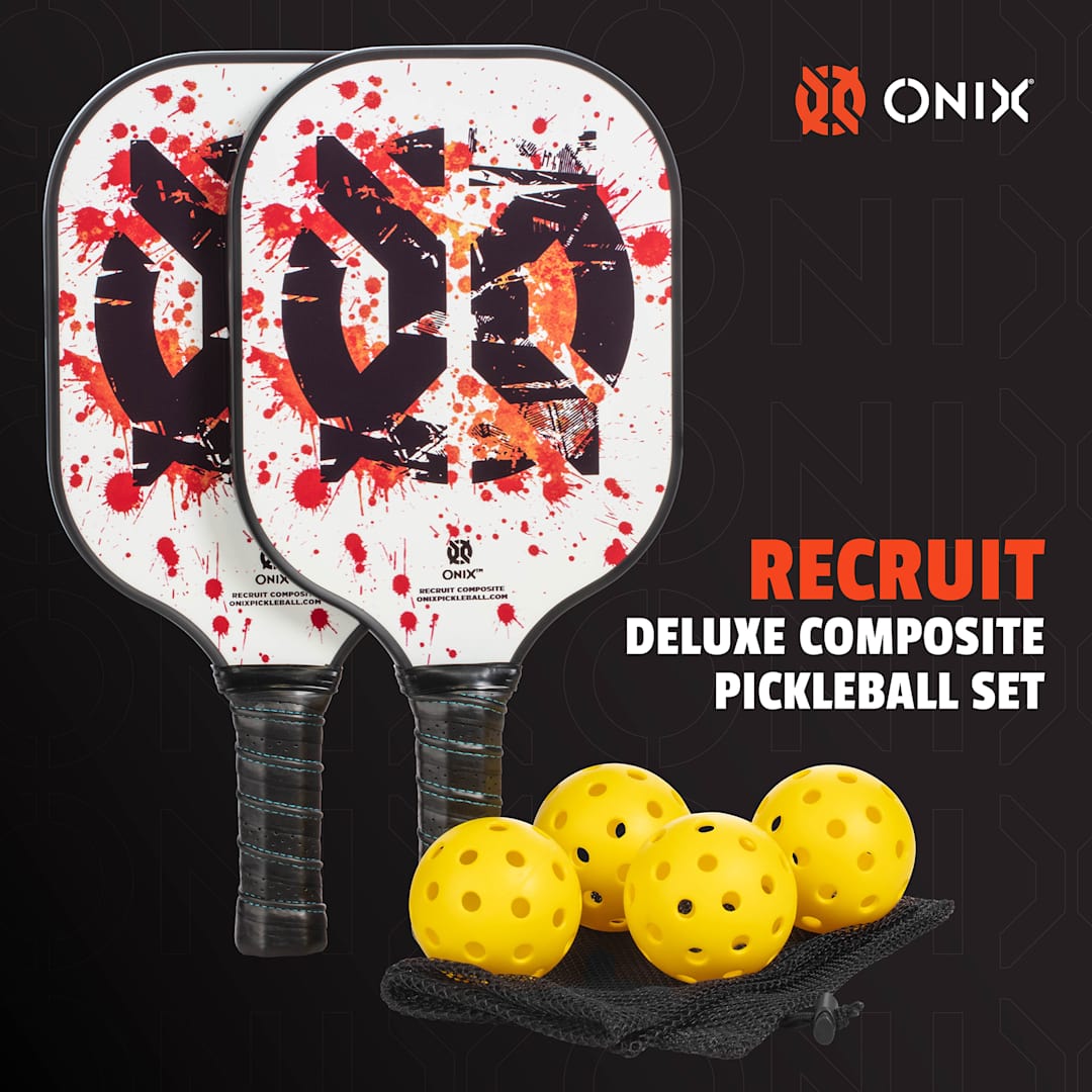 Onix Recruit Composite Pickleball Set - Etchified - ONIX - 1801-03WH
