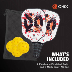 Onix Recruit Composite Pickleball Set - Etchified - ONIX - 1801-03WH