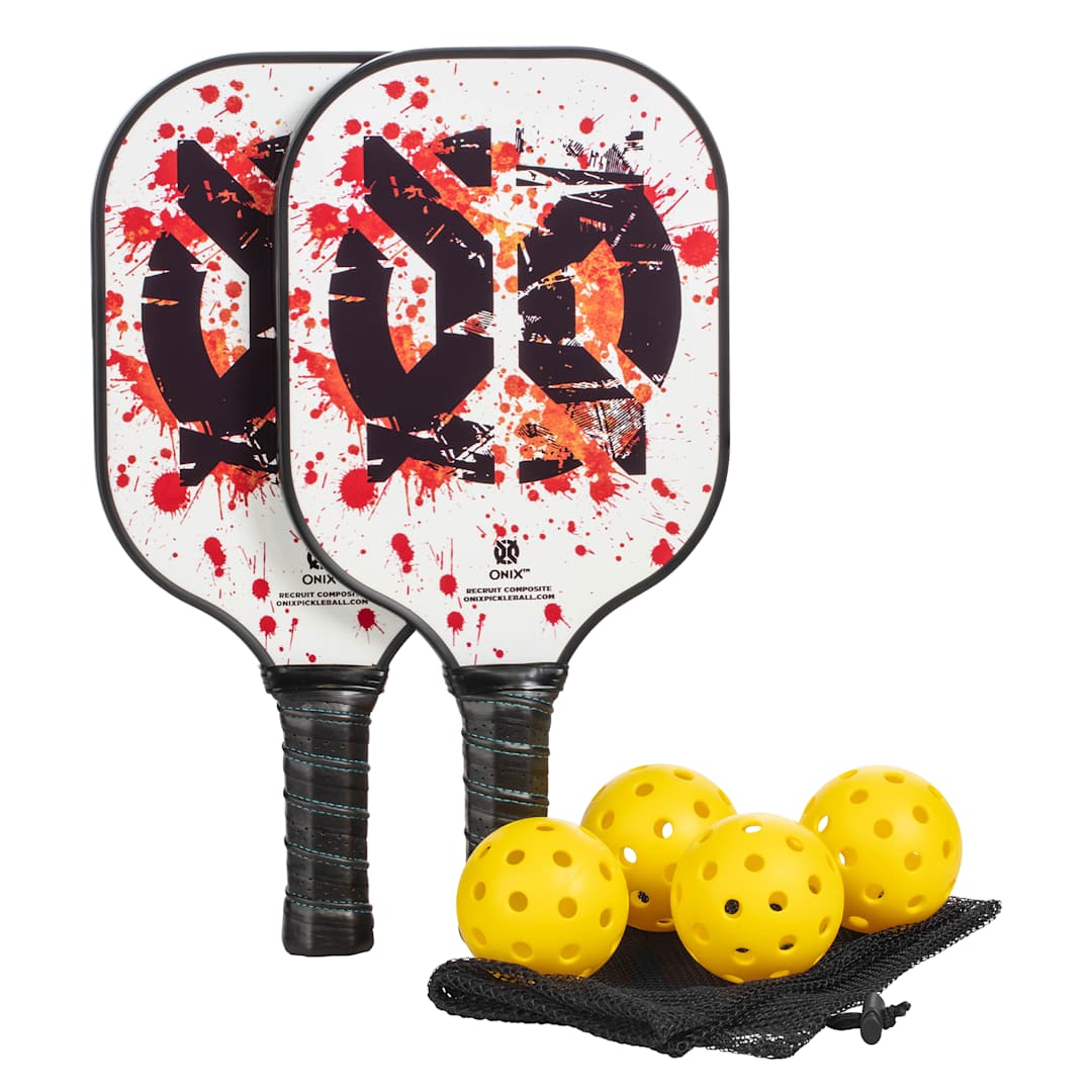 Onix Recruit Composite Pickleball Set - Etchified - ONIX - 1801-03WH