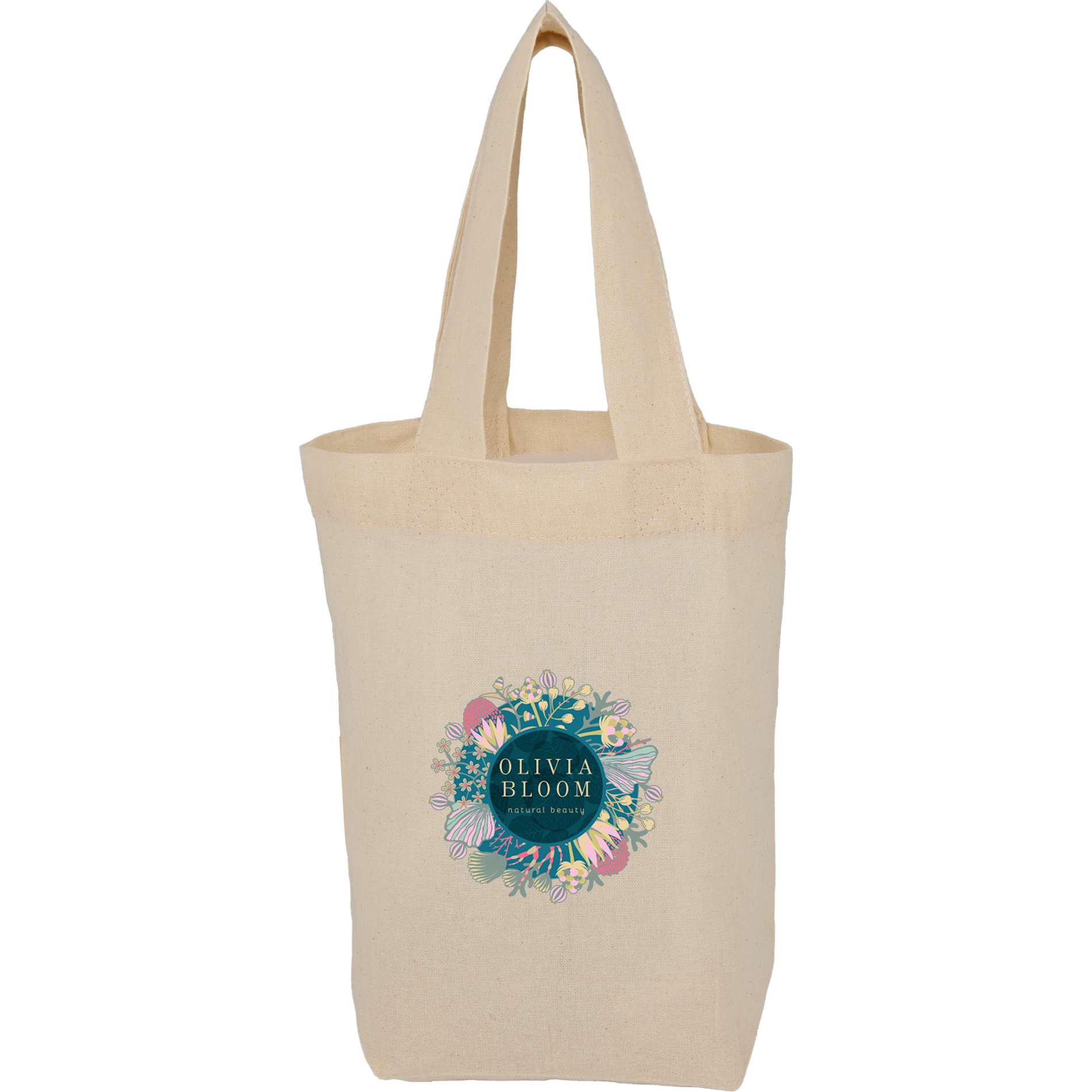 Organic 4oz Cotton Mini Tote - Etchified - GearOne - SM-5229NT