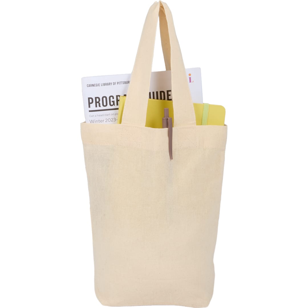 Organic 4oz Cotton Mini Tote - Etchified - GearOne - SM-5229NT