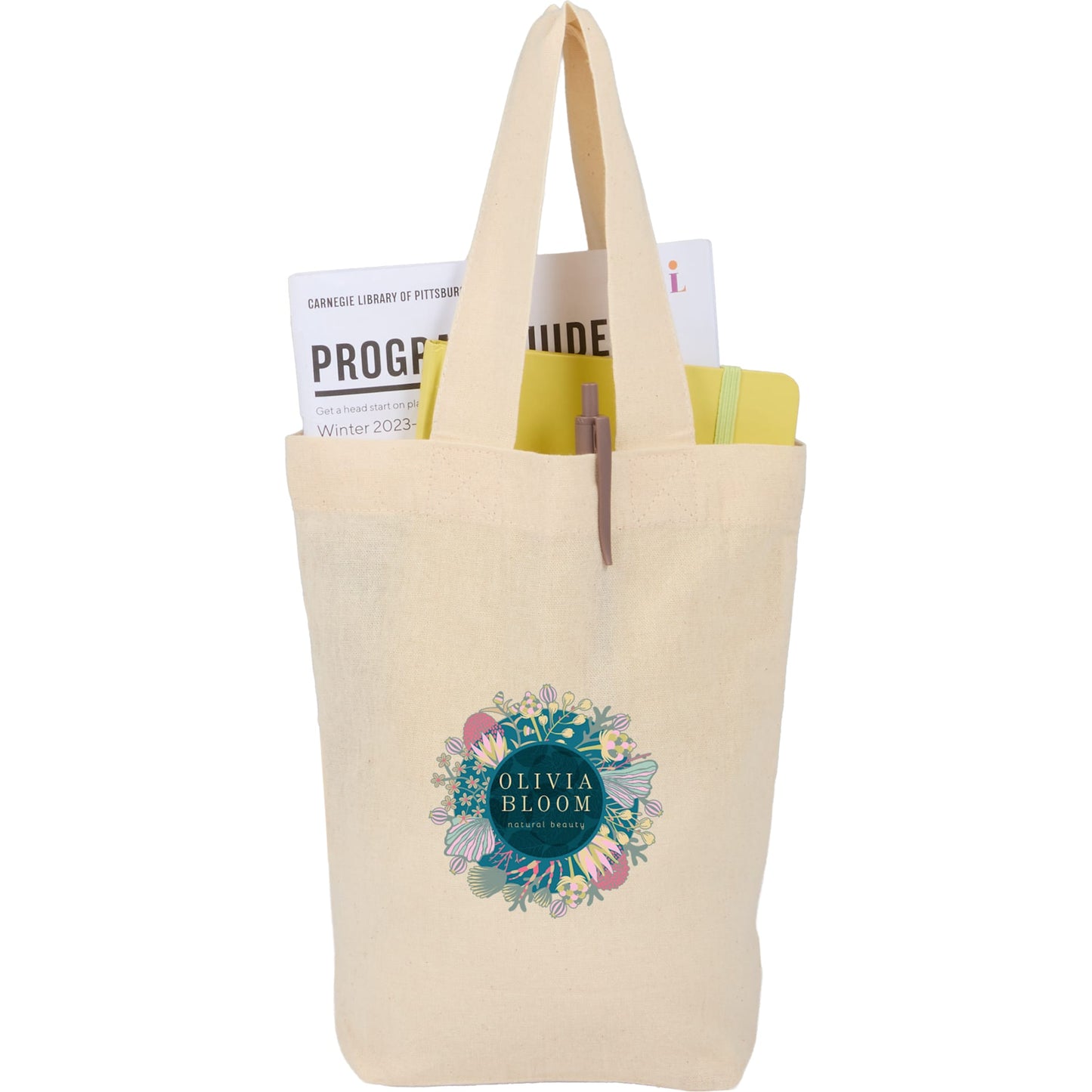 Organic 4oz Cotton Mini Tote - Etchified - GearOne - SM-5229NT