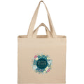 Organic 6oz Cotton Dual Carry Tote - Etchified - GearOne - SM-5228NT